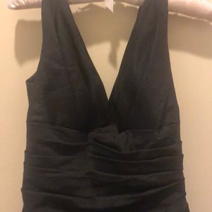 Black full length formal dress